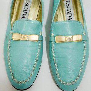 Vintage Escada Flats Soft Leather Made in Italy 8 B Shoes